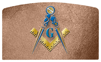 DACRO-370-SH-BZ Masonic Lodge Shimmer Bronze